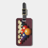 Billard Gepäckanhänger (Vorderseite vertikal)