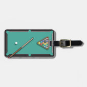 Billard Gepäckanhänger (Vorderseite horizontal)