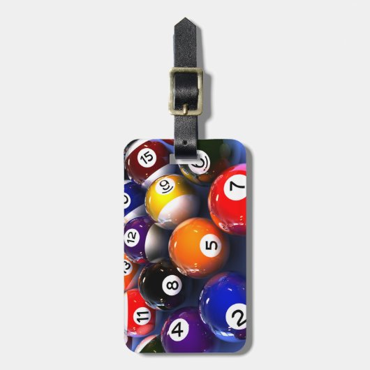 Billard-Gepäckanhänger Gepäckanhänger (Vorderseite vertikal)