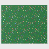 Billard-Geschenkpapier, Poolqueue-Geschenkverpacku Geschenkpapier (Flach)