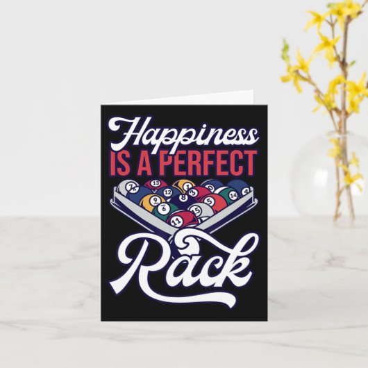 Billard Glück Perfekter Rack Pool Karte (Gelbe Blume)