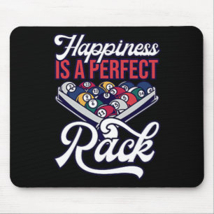 Billard Glück Perfekter Rack Pool Minimalistisch Mousepad
