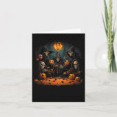 Billard Halloween Karte (Vorderseite)