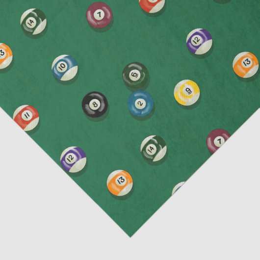 Billard Highlights Billard Pool Table Shark Seidenpapier (Detail)