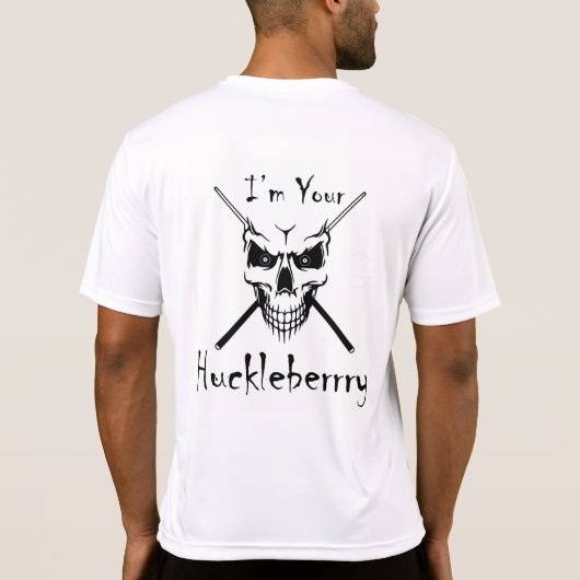 Billard, ich bin deine Huckleberry T-Shirt (Rückseite)