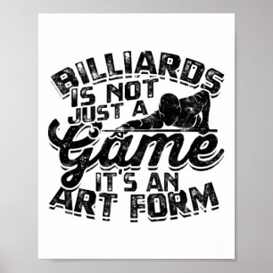 Billard ist nicht nur ein Spiel Poster