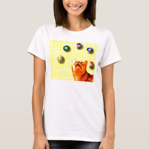 Billard-Katze T-Shirt