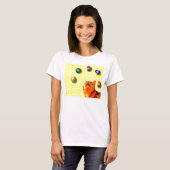 Billard-Katze T-Shirt (Vorne ganz)