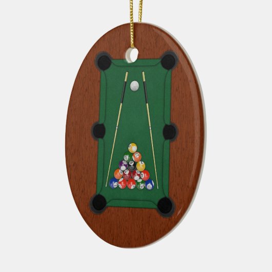 Billard Keramikornament (Links)