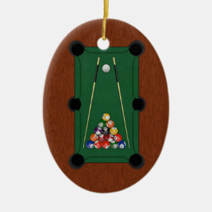 Billard Keramikornament