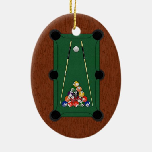 Billard Keramikornament (Hinten)