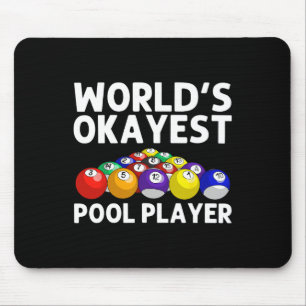 Billard Kunst für Männer Billiard für Frauen Mousepad