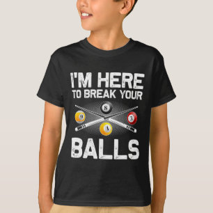 Billard Kunst für Männer Billiard für Frauen T-Shirt