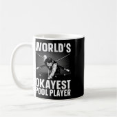 Billard Kunst für Männer Frauen Billiard 8 Ball P Kaffeetasse (Links)