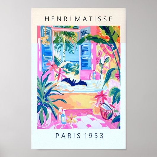 Billard Kunstdruckerei, Pink Wall Art, Mathematik Poster (Vorne)