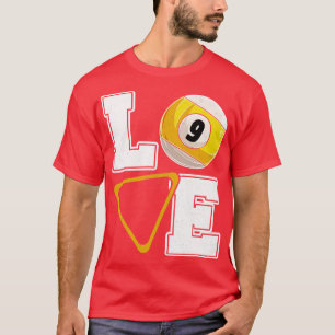 Billard Liebe Pool Player Billard Lover T-Shirt