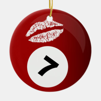 Billard-Liebhaber verzieren mehrere Nachrichten Keramikornament