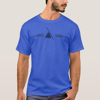 Billard-Linie Icon 1 T-Shirt