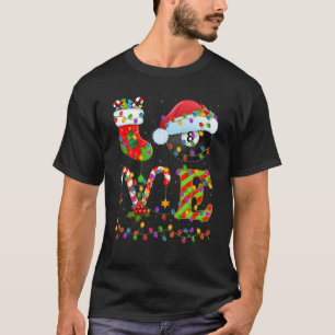 Billard Lover Xmas Lighting Santa Liebe Billiard T-Shirt