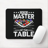 Billard Master der Tabelle 8 Ball Men Poo Mousepad (Mit Mouse)