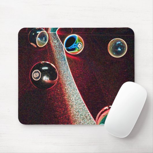 Billard-Mausunterlage 2 Mousepad (Mit Mouse)