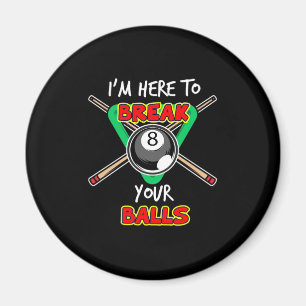Billard mein Snooker hier, um Ihre Bälle zu durchb Magnet