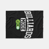 Billard-Modus on - Funny Billiard Billiard Pool Pl Fleecedecke (Vorderseite (Horizontal))