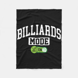Billard-Modus on - Funny Billiard Billiard Pool Pl Fleecedecke