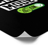 Billard-Modus on - Funny Billiard Billiard Pool Pl Poster (Ecke)