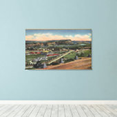 Billard, Montana - Schwarzer Otter-Pfad Leinwanddruck (Insitu (Holzboden))