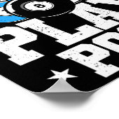 Billard nicht ein dummer Spielpool Funny 8 Ball ic Poster (Ecke)