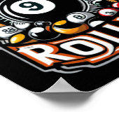 Billard Nine Ball Pool Lasse dieses Party Rolli Poster (Ecke)