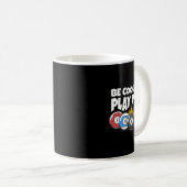 Billard oder Billard Cool Play Pool Funny Pool Kaffeetasse (VorderseiteRechts)