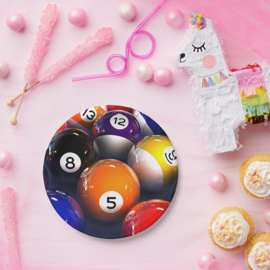 Billard-PapierTeller Pappteller (Party)