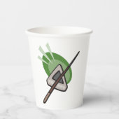 Billard Pappbecher (Vorderseite)