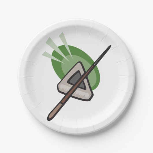 Billard Pappteller (Vorderseite)