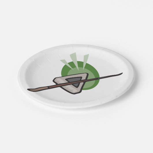 Billard Pappteller (Schrägansicht)