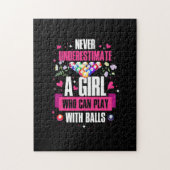 Billard Player Dieses Mädchen kann Billard Billard Puzzle (Vertikal)