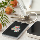 Billard Player Pool Dreieck Balls Schlüsselanhänger (Vorderseite rechts)