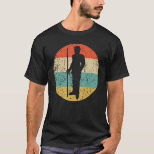 Billard Player Pool Shark Silhouette Retro Sport T-Shirt