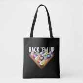 Billard Player Rack em Up Acht Ball Pool Tasche (Vorderseite)