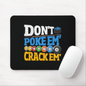 Billard poke sie nicht 8 Ball Men Poo Mousepad (Mit Mouse)