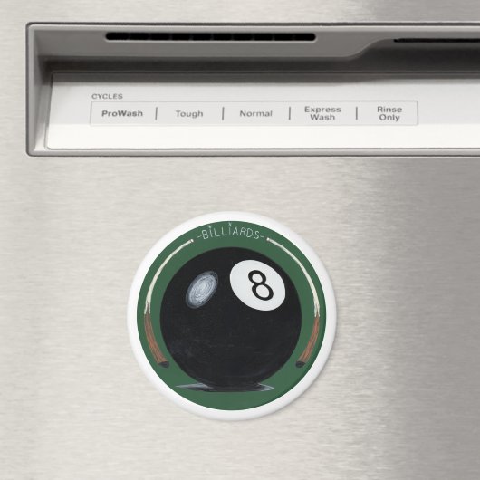 Billard Pool Aight Ball Magnet (In Situ (Geschirrspüler))