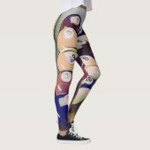 Billard-Pool-Ball-Spiel-Leggings Leggings (Rechts)