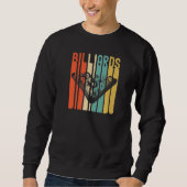 Billard Pool Bar Sports Retro 8 Ball Stick Playa Sweatshirt (Vorderseite)