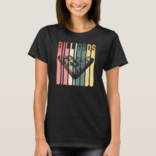 Billard Pool Bar Sports Retro 8 Ball Stick Playa T-Shirt