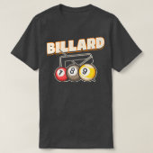 Billard Pool Billard Snooker Club 6 T-Shirt (Design vorne)