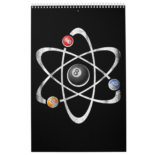 Billard Pool Hall Sport Atom Science Kalender (Titelbild)