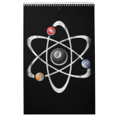 Billard Pool Hall Sport Atom Science Kalender (Titelbild)