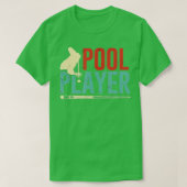 Billard Pool Player 8 Ball Master Billiard Shoot T-Shirt (Design vorne)